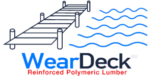 WearDeck reinforced polymeric lumber